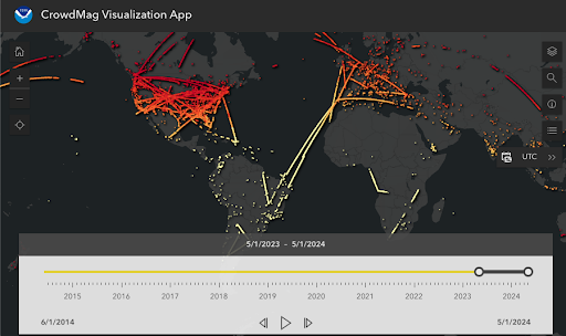 CrowdMag Interactive Web Map 